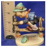 Hummel Figure " Boy on Fence"