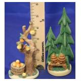 2pc Forest Deocration Figures