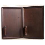 Pair of Wood Plate Figure Stand Holders