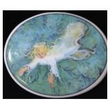 P Buckley Moss Tidings of Joy Pin