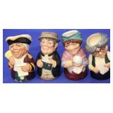 4 Royal Doulton Toby Mugs