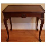 Wood Table w/Shell Design (2 slideout sides)