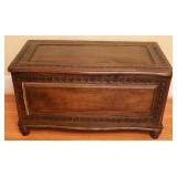 Vintage Hand Carved Chest