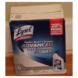 Lysol Toilet Bowl Cleaner 4-pack Box New