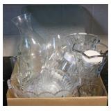 Tray Lot of Assorted Glass Items