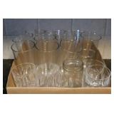 Tray Lot of Assorted Glass Items