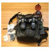 Pair Nikon N80 35mm Cameras w/Backpack