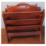 Wood Magazine Stand