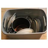 Tote of Assorted Dishes