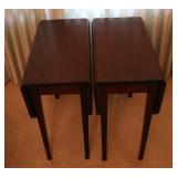 Pair of Matching Drop Side Tables