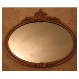 Antique Oval Mirror