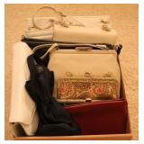 Tray Lot of Assorted Purses