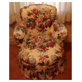 Floral Patterned Chair