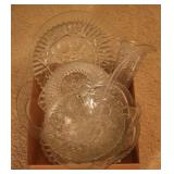 Tray Lot of Assorted Glass Items