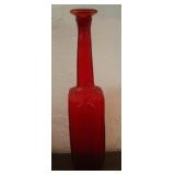 Ruby Red Decanter Bottle