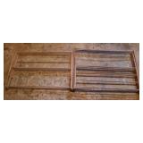 Pair of Wood Folding Clothes Racks