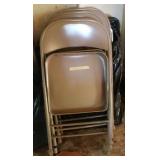 Lot of Metal Folding Chairs