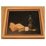 Oil on Board Painting - signed