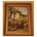 Oil on Board Painting - signed