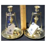 Valsan Brass Candleholders - 2pc.
