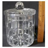 Crystal Biscuit Jar