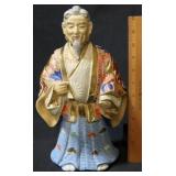Japanese Man Pottery Statue