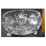 Crystal Footed Bowl