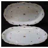 Pair Margarete Bavarian 15 1/2" Platters - 2pc.