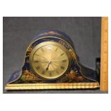Vintage Hand Painted French Mantle Clock
