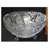 Footed Crystal Bowl