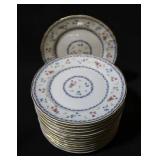 Set of 14 Bernardaud Limoges Dessert Plates