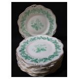 Set of 10 Davenport Plates