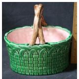 Ceramic Art Pottery Basket