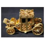 Carriage Bewjeweled Trinket Box