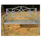 Metal Outdoor Bench