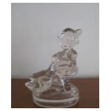 "Goose Girl" Glass Statue