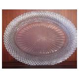 Pressed Glass Platter