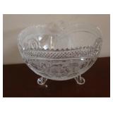 Crystal Footed Bowl