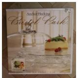 Anchor Hocking "Bristol Park" Cake/Chip Set