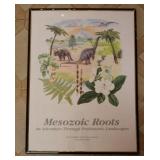 "Mesozoic Roots" Framed Poster