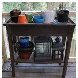Stand w/ Assorted Planters
