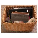 Basket Lot of Assorted Items