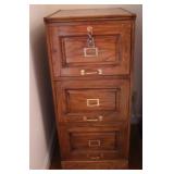 Wood File Cabinet