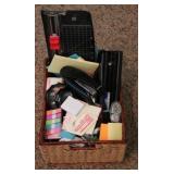 Basket Lot of Assorted Items