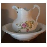 Buffalo Pottery Pitcher and Bowl Set