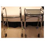 Lot of 2 Metal Walkers
