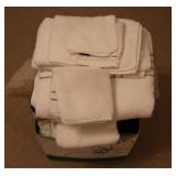 Basket Lot of Assorted Linens