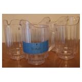 Set of 5 Plastic Pitchers
