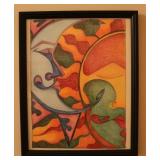 Framed Watercolor - Signed