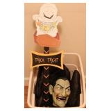 Box of Assorted Halloween Items